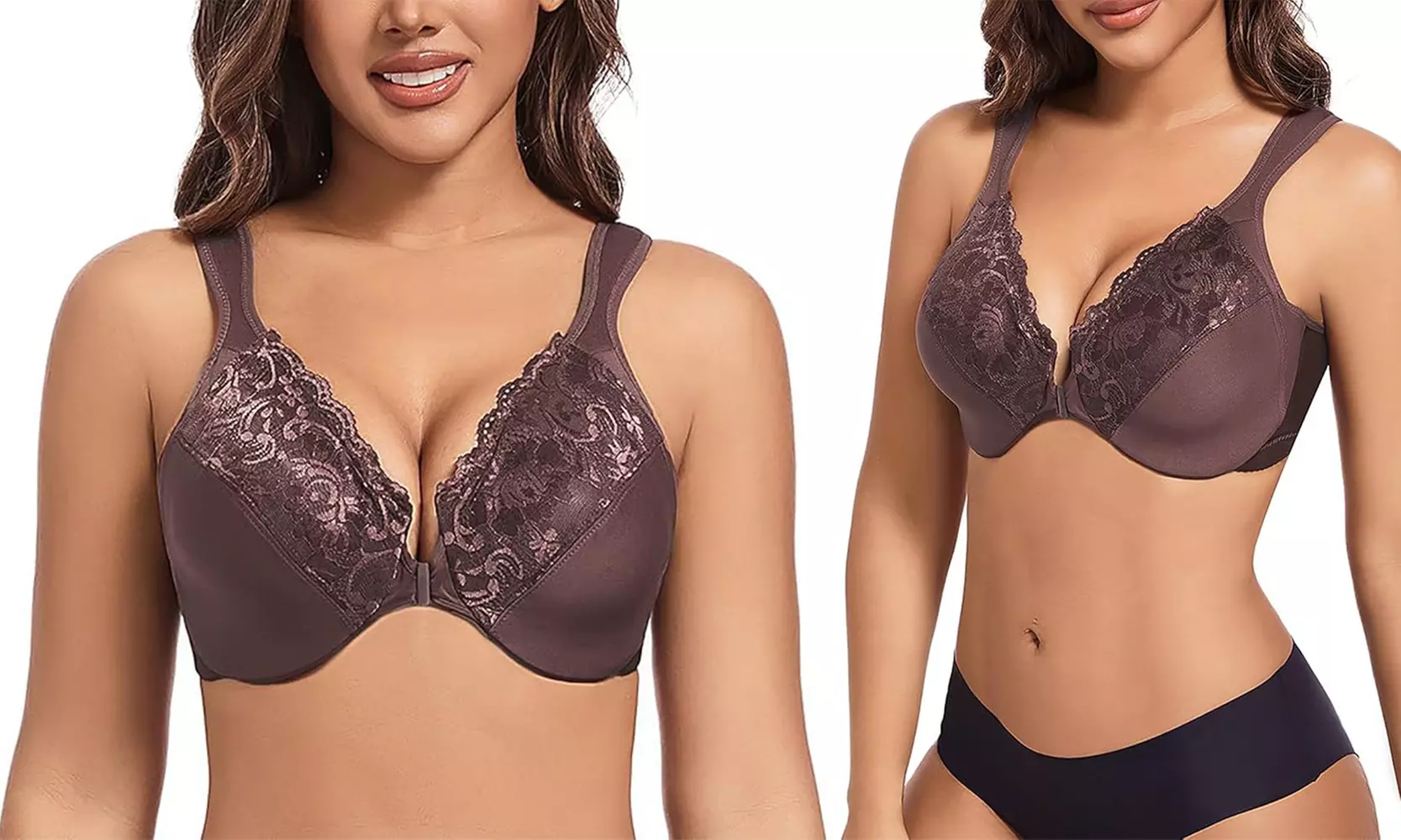 Women’s Lace Underwired Bra with Adjustable Straps