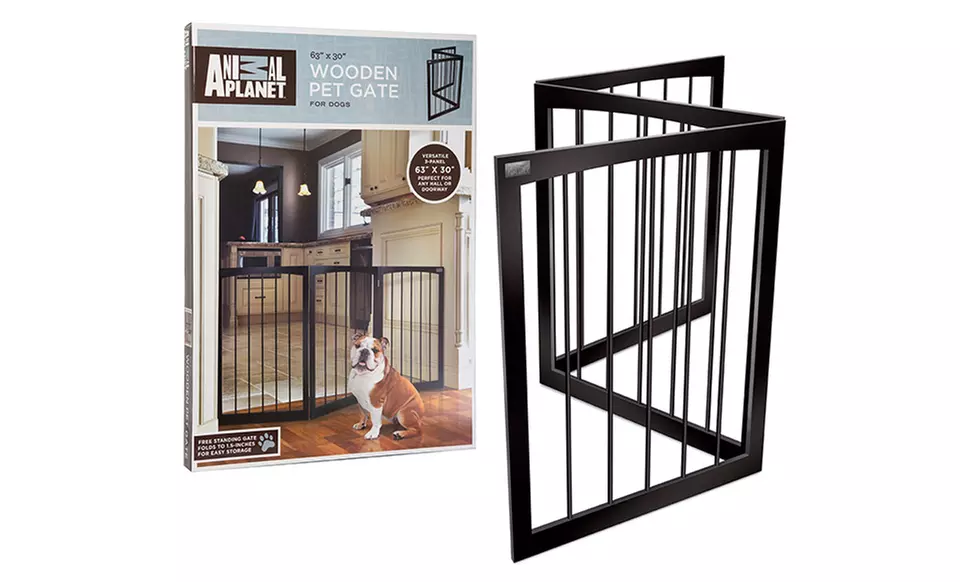 Animal Planet Wooden Pet Gate - Primary Image