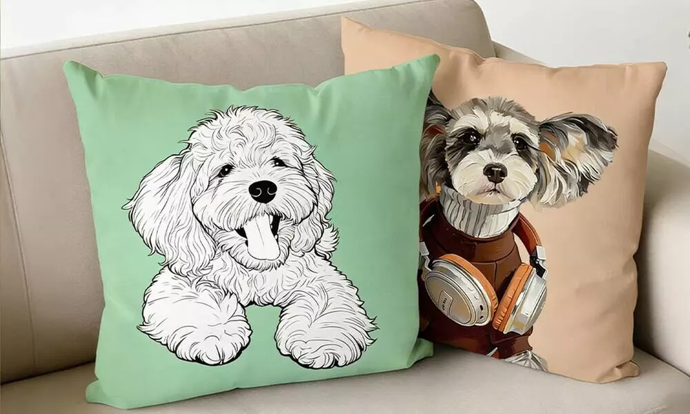 76% Off Personalized Pet Portrait Pillow from Justyling