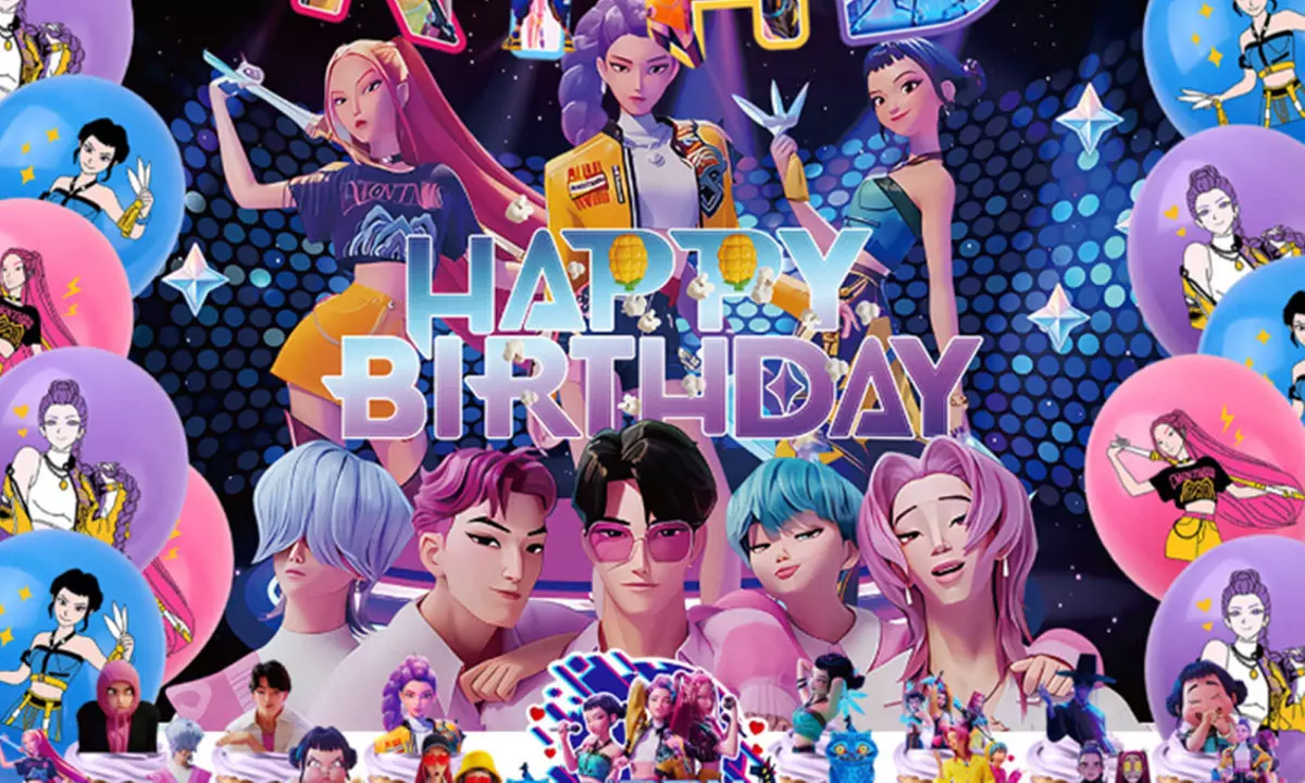 Geburtstagsdekorationsset im Monster Hunters-Design