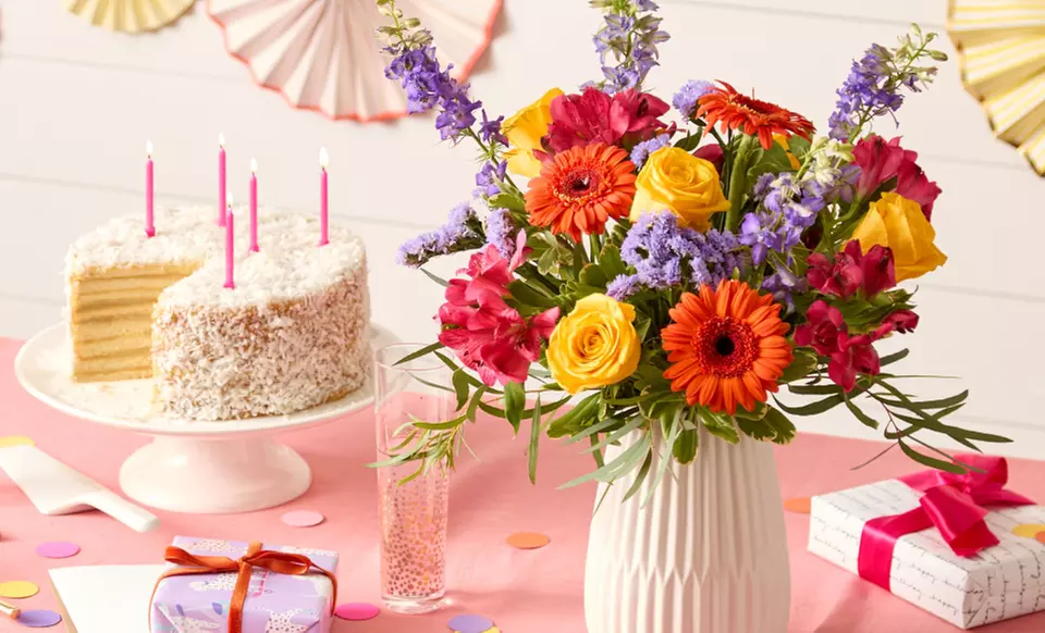 Next Day Delivery Fresh Birthday Flowers from 1-800-Flowers.com