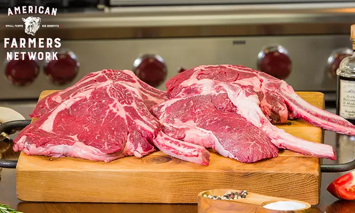 Grassfed Organic Steaks with Shipping Included from American Farmers Network (64% Off) - Primary Image