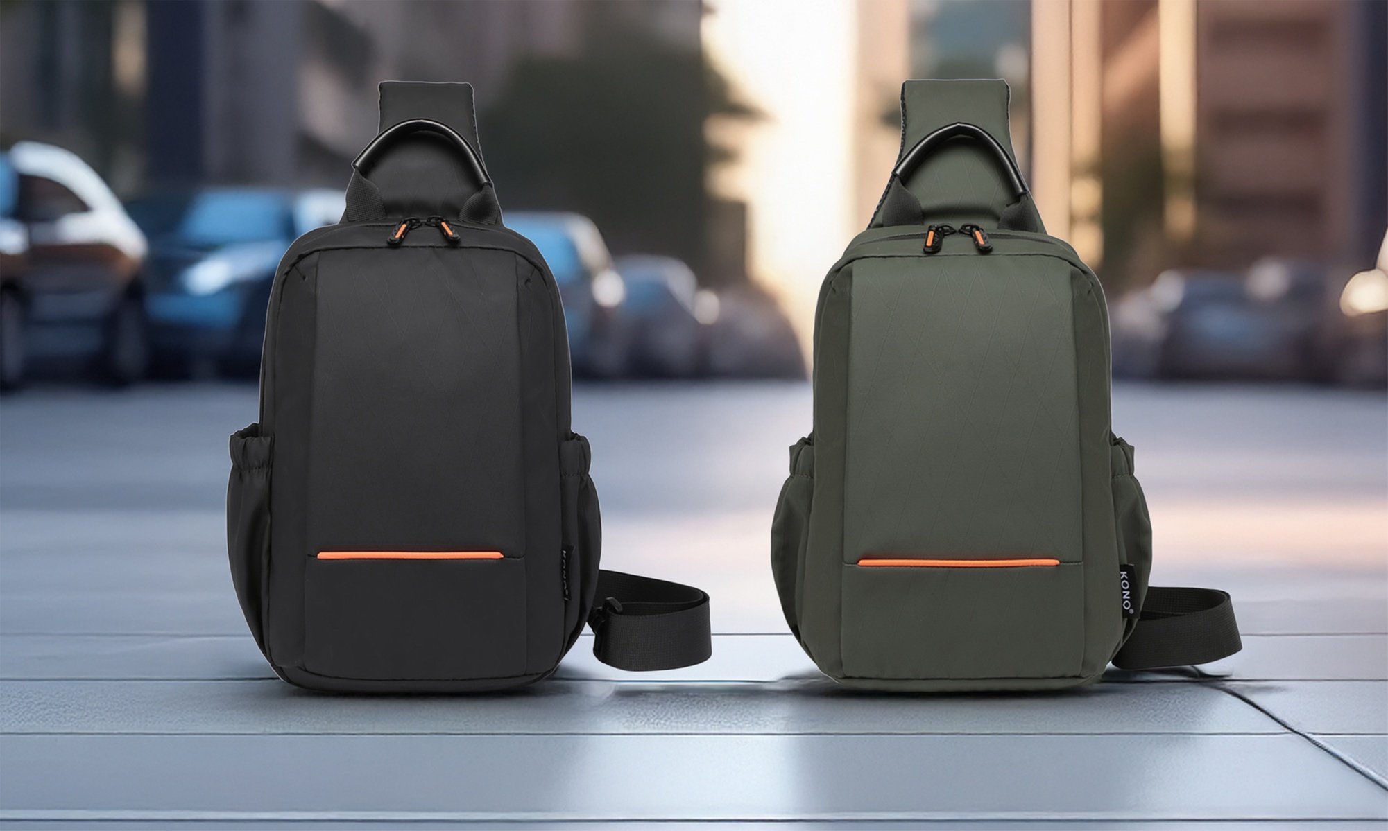 Wasserfeste Umhänge-Brusttasche für Herren