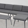 Image 3: Four Seater Outdoor Sofa Set with Table and Footrest