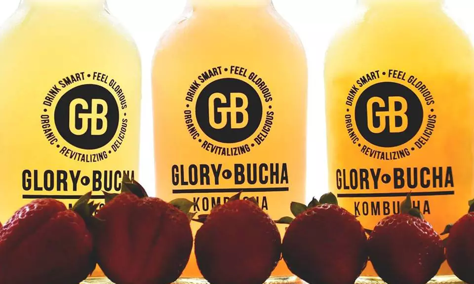 Kombucha Tasting for Two or Four with Flights and 10% Off New Bottle Purchase at Glory Bucha (Up to 40% Off) - Primary Image