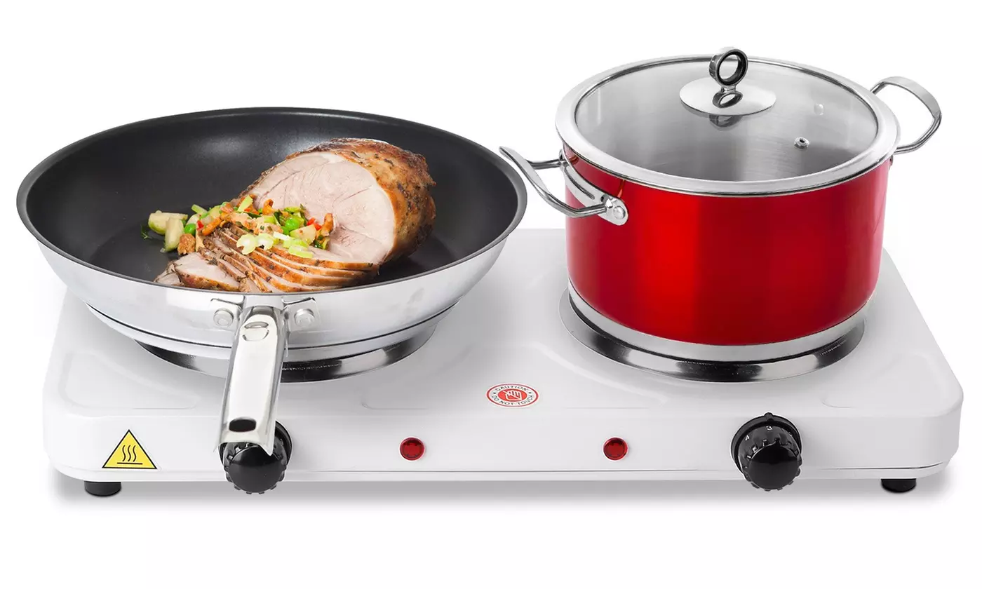 iNova 2,000W Electric Double Hot Plate
