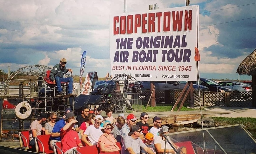 Image 1: Explore the Everglades with a Guided Airboat Tour and Local Cuisine