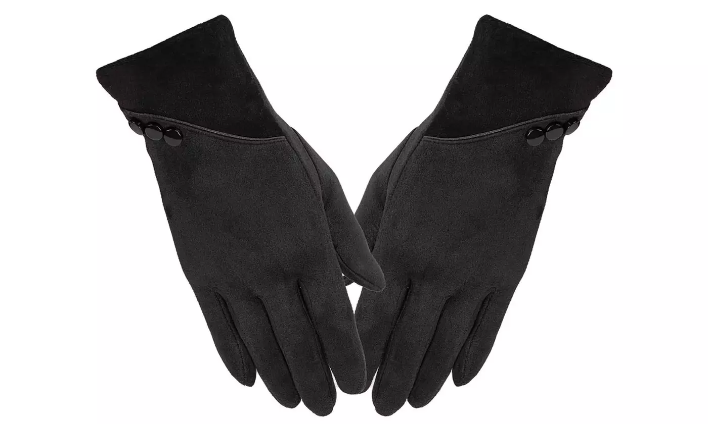 Itbelongs2u Women's Winter Gloves Fleece Lined with Touchscreen Tips