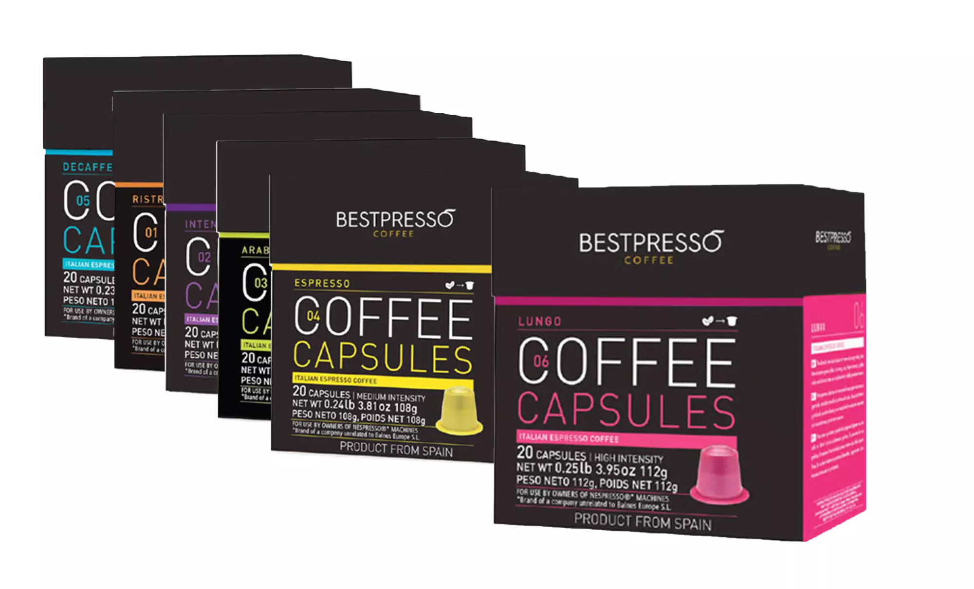 Bestpresso Coffee Capsules (120-Pack) - Primary Image