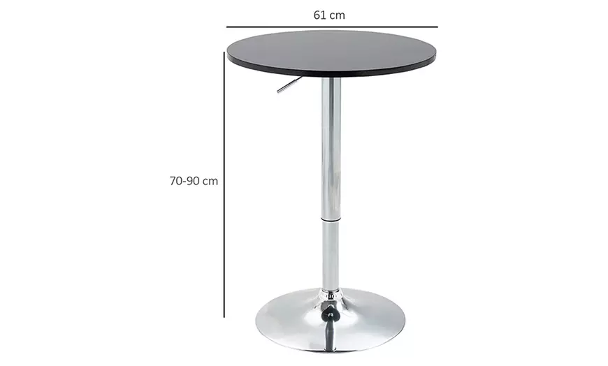 Image 16: HomCom Bar Table