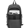 Image 12: KONO PVC Coated Water-Resistant Backpack Travel Business Laptop Bag