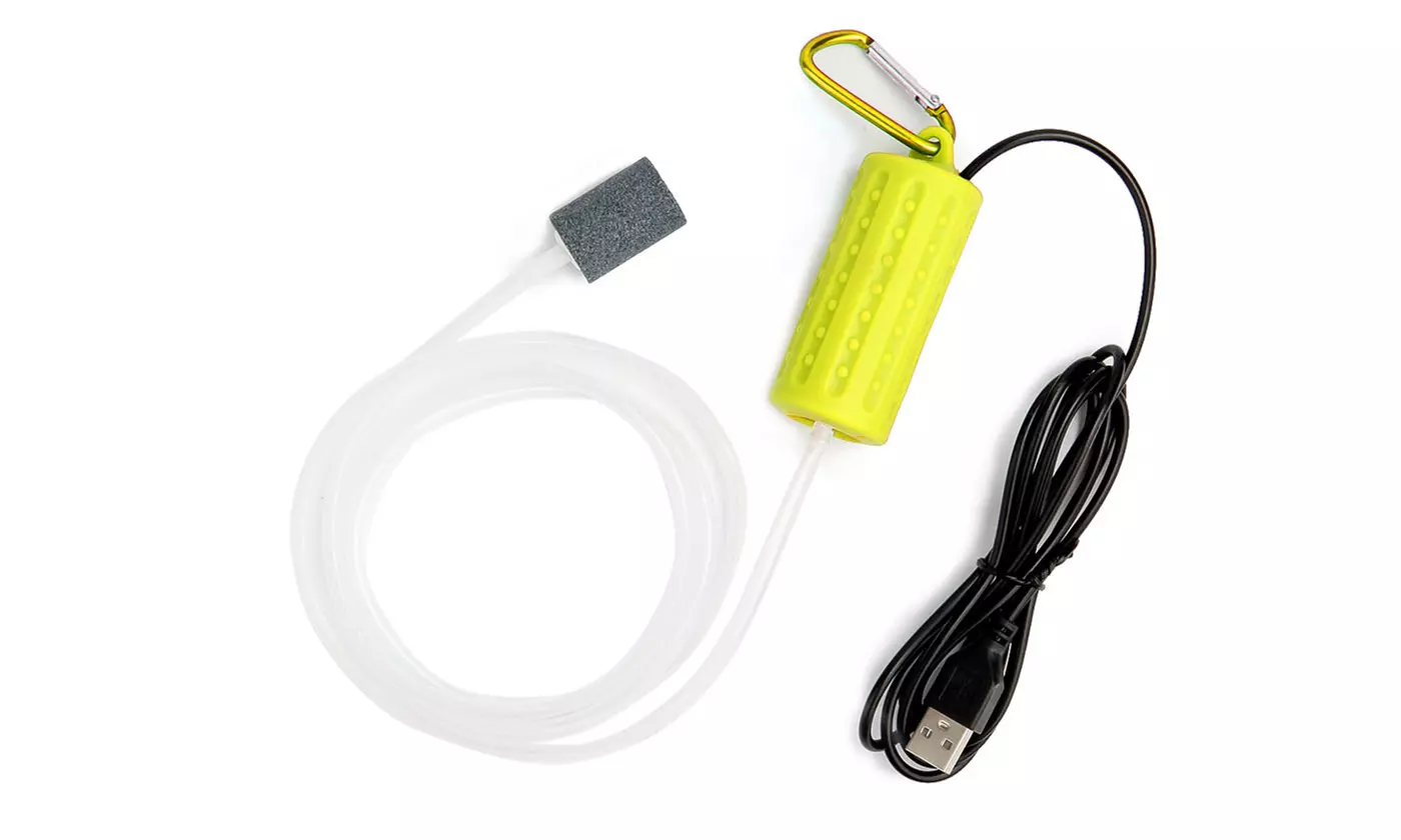 USB Aquarium Mini Oxygen Air Pump Portable Fish Tank Mute Energy Saving Supplies