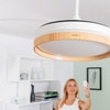 Image 7: Ventilador de techo silencioso con aspas retráctiles, de InnovaGoods