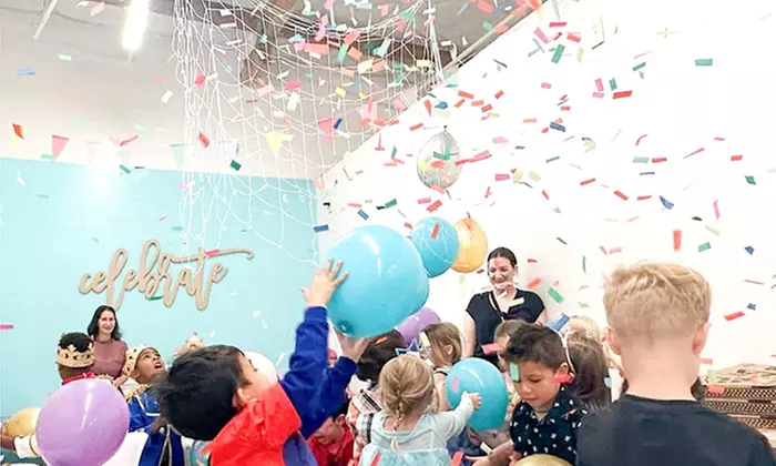 Deluxe or Premier Birthday Package: Includes 2-Hours of Play, 2 Family Sized Pizzas and More ( Up to 45% Off ) - Primary Image