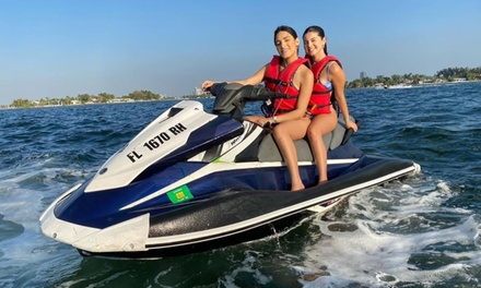 60 min - Jet Ski rental in Miami Beach - 1 Rider - Pink Wave Water Sports