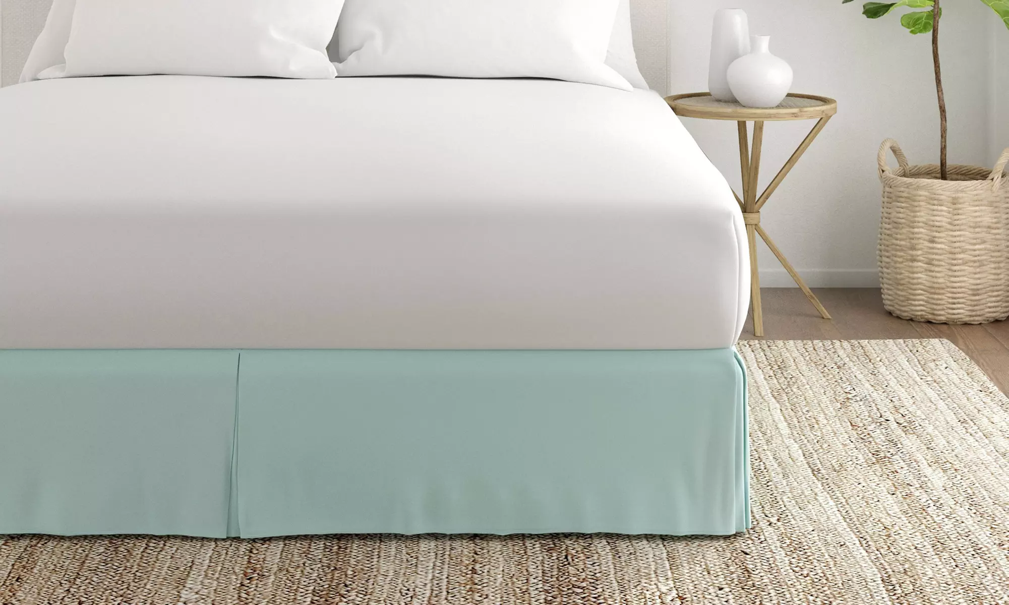 Merit Linens Premium Pleated Dust Ruffle Bed Skirt in 13 Colors