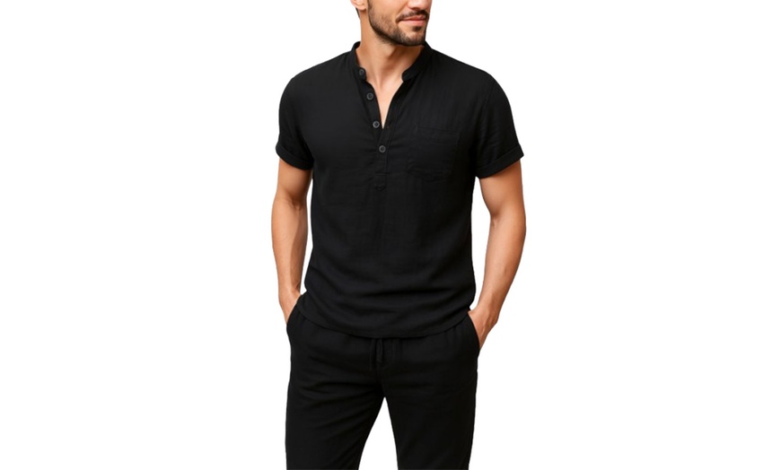 Image 3: Men's Co-ord T-Shirt and Trousers Sets