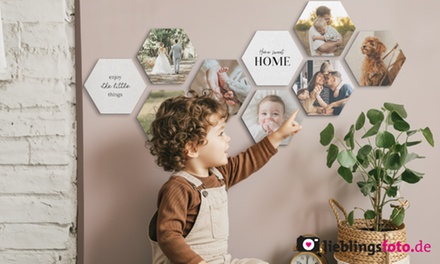 1er-Set: 22 x 19 cm Akustikpaneele aus PET-Filz HEXAGON (zzgl. Versandkosten) - Lieblingsfoto