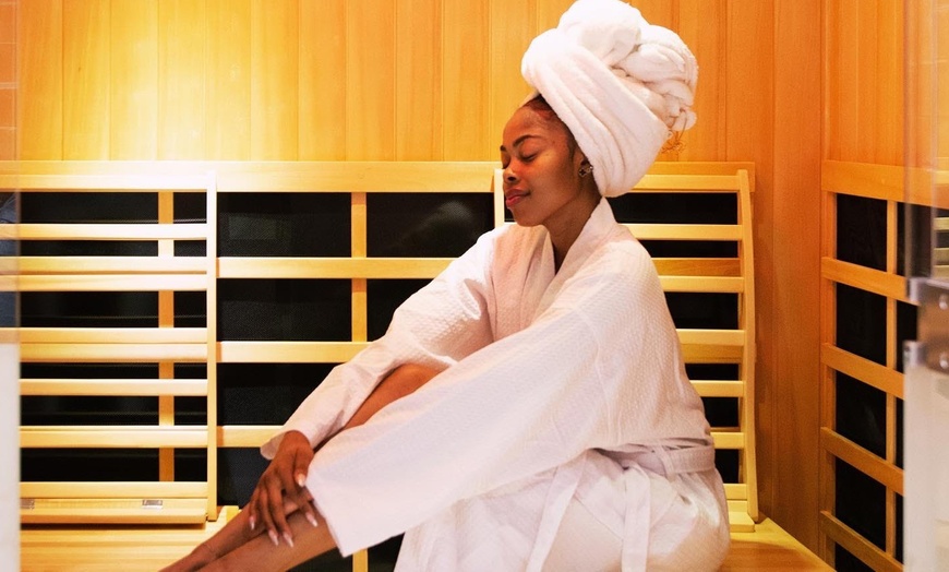 Image 4: Custom Massage with Infrared Sauna or Red Light Therapy Options
