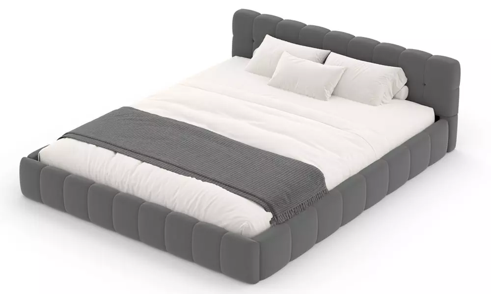 Lit nuage "Princeton" en velours, de la marque Kocoon