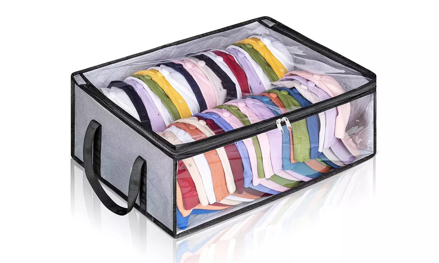 Non-Woven Clothes Storage Under-Bed Bins Foldable Closet Organizer Containers