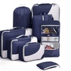 Image 9: 8 Set Packing Cubes and Compression Bags in Assorted Colours and Sizes
