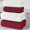 Image 21: Juego de 4 toallas de baño de algodón en 2 colores