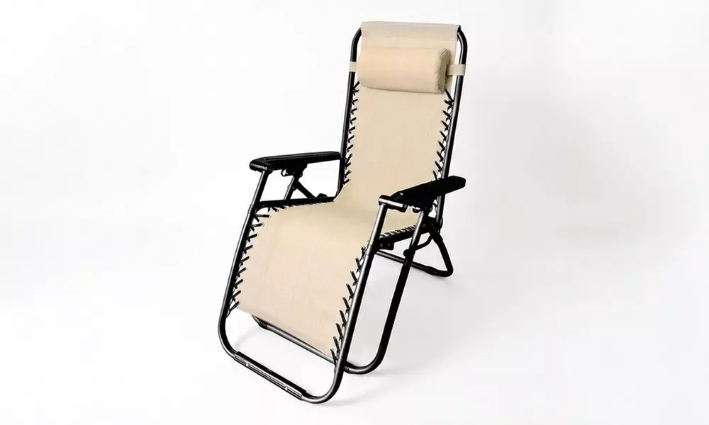 Sedia zero Gravity reclinabile con cuscino