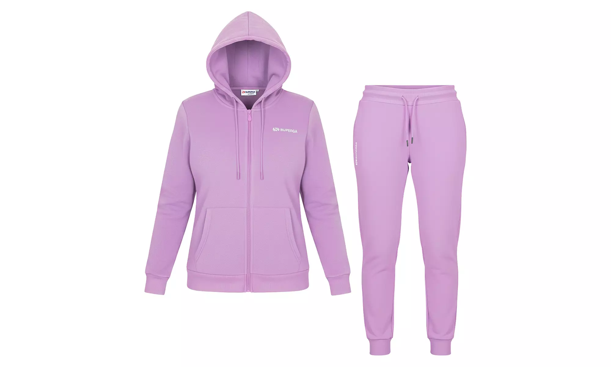 Tuta donna Superga in cotone felpato
