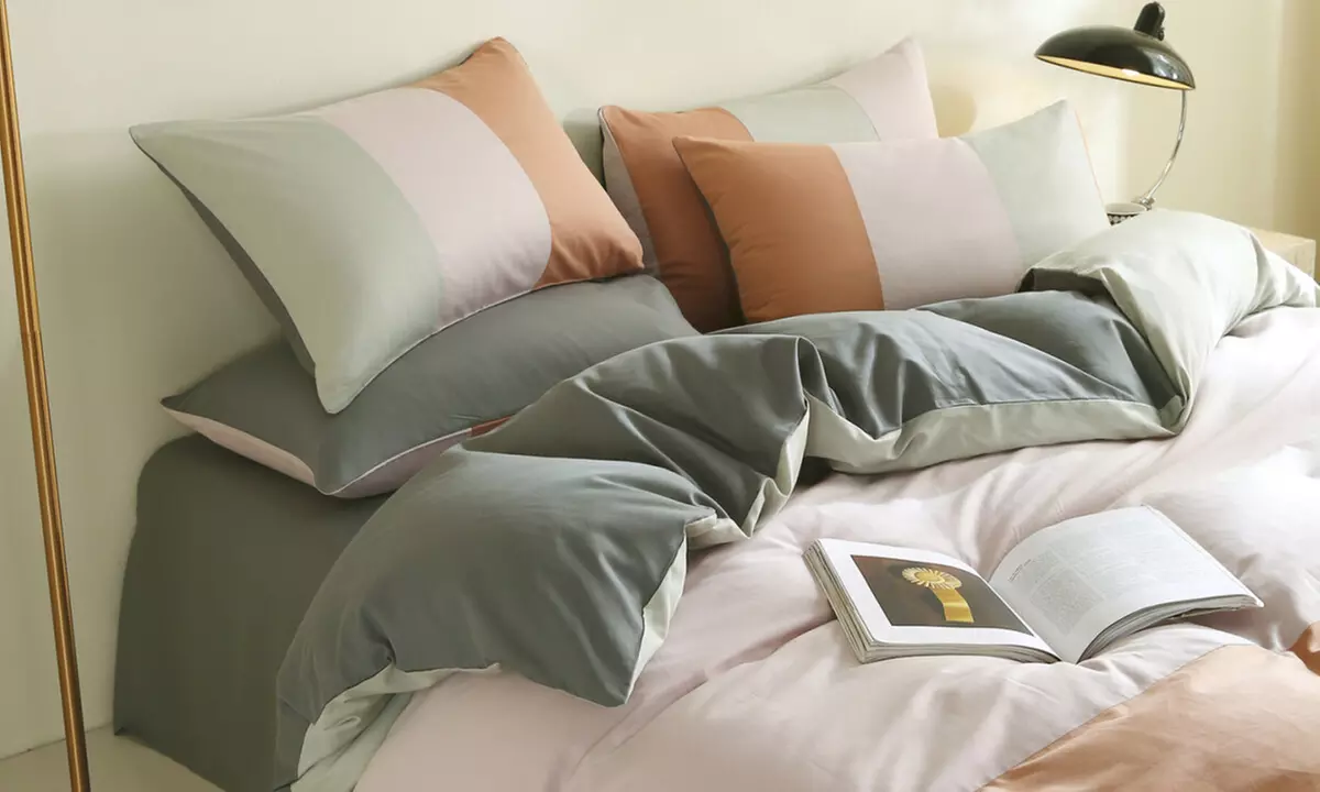 Reversible Pure Cotton Pillowcase Pair