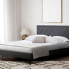 Image 2: Fabric Silverton Bed with Optional Mattress