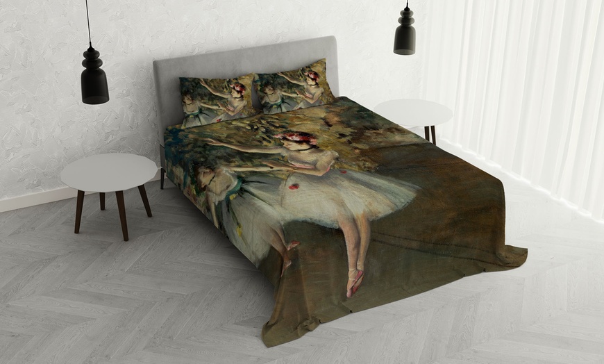 Image 6: Parure letto matrimoniale Sogni d'Autore in 100% cotone Made in Italy