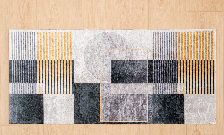 Image 17: Alfombra larga con tacto de terciopelo