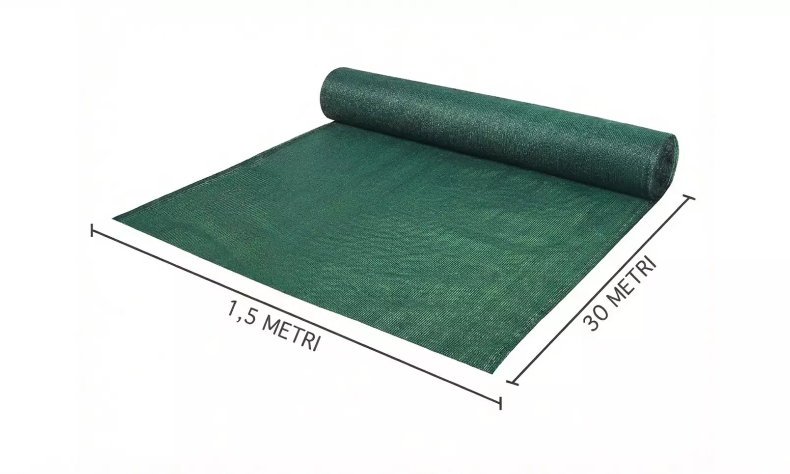 Schaduw- en privacydoek op rol