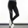 Image 3: Women’s High-Waist Textured Panel Leggings with 4-Way Stretch