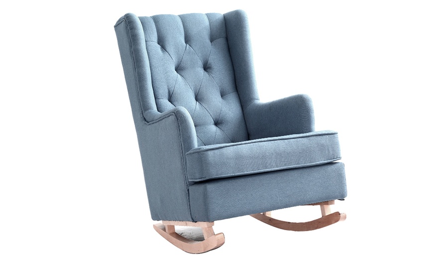 Image 8: Convertible Rocking Armchair