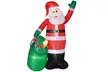 Outsunny Inflatable Santa Christmas Decorations - Second Medium