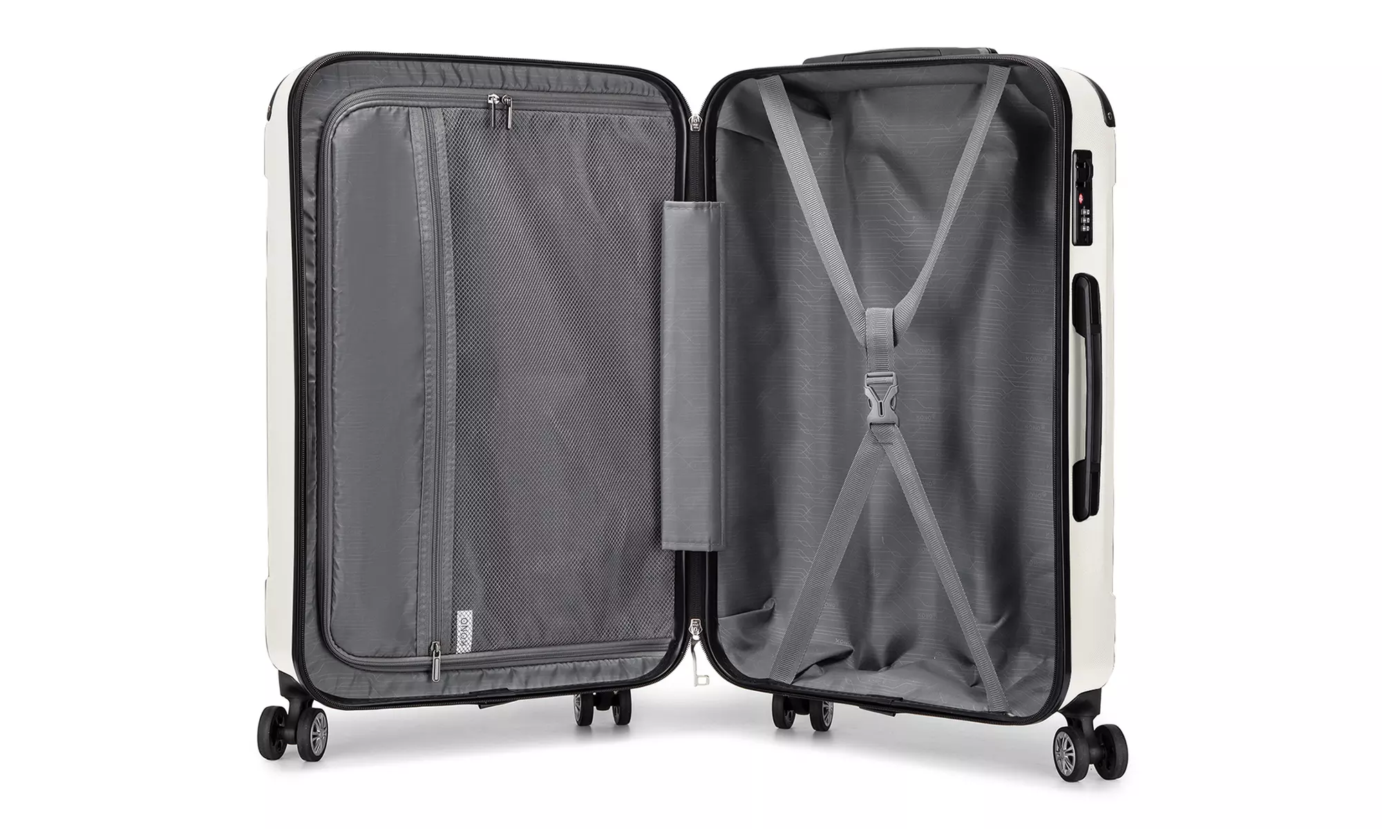 Travelite Voyager Leichtgewichtskoffer mit Aluminiumlegierunggriff