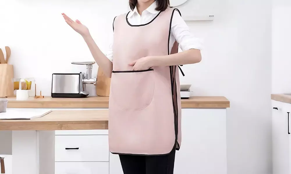 Wasserabweisende Latzschürze für Küche und Catering für Damen