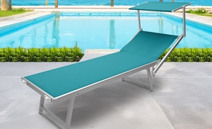 Lettino prendisole in alluminio Luxury Lettino prendisole in alluminio Luxury