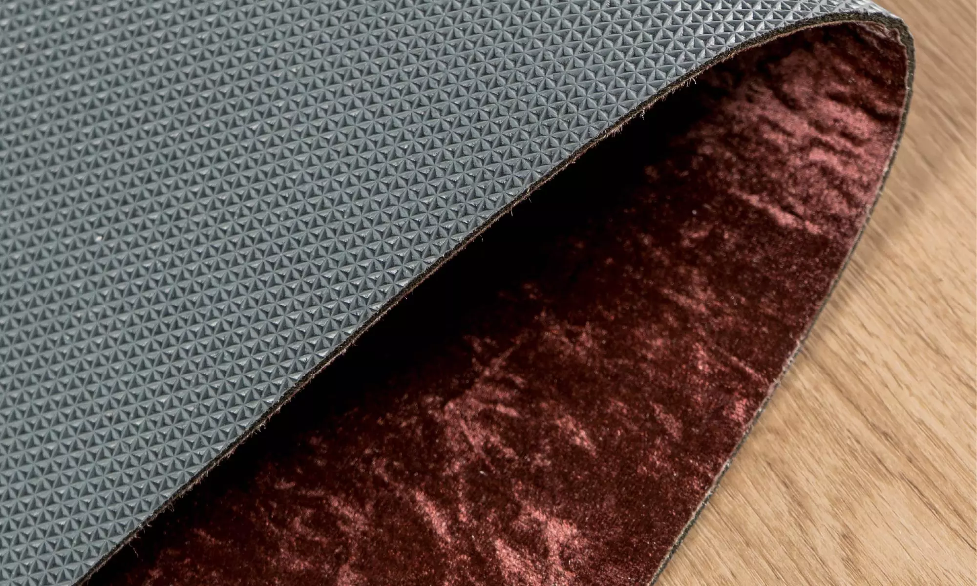 Tapis de cuisine en polyester effet velours