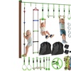 Image 5: Aiyaplay Obstacle Course for Kids, with 10-Piece Slackline Kit