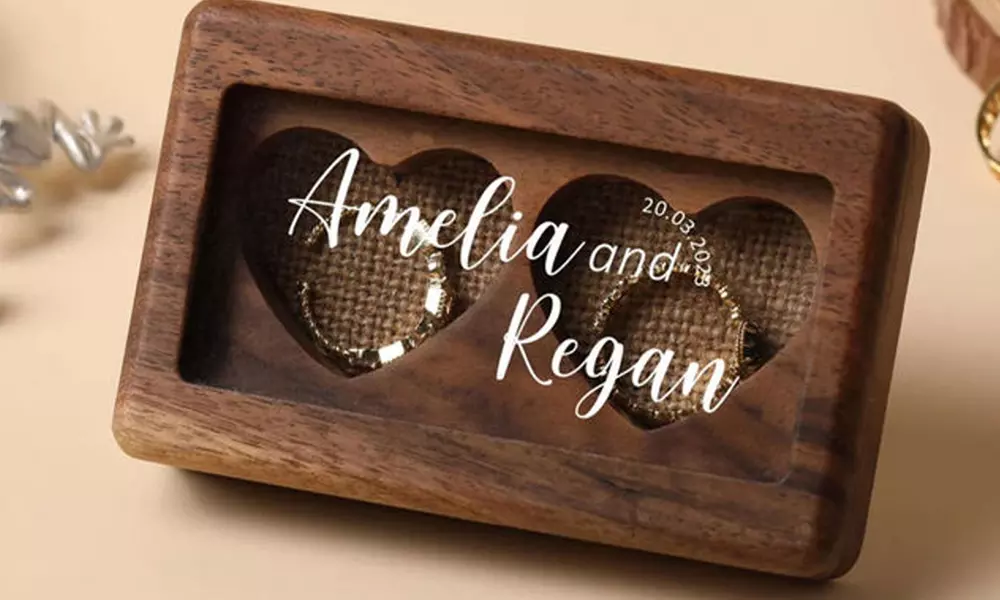 Personaliseerbaar ringdoosje voor jouw grote dag