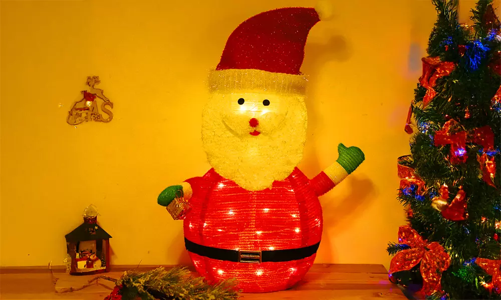 Christmas Collapsible LED Lamp with Timer