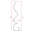 Image 5: Spiral LED Floor Lamp with Foot Switch