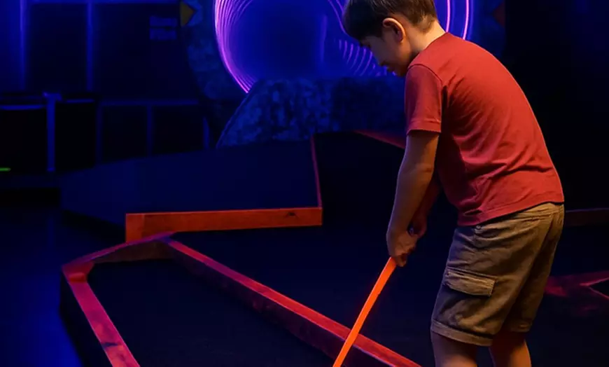 Image 2: Unlimited Mini Golf for Up to Five People in an Exciting Themed Course