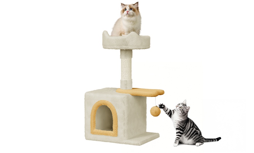 Image 3: 70, 79 or 131cm Multi Level Indoor Cat Tree