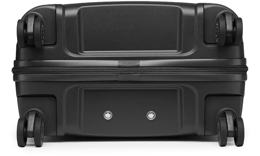 Image 7: KONO Three-Piece PP Hard Shell Suitcases With TSA Lock