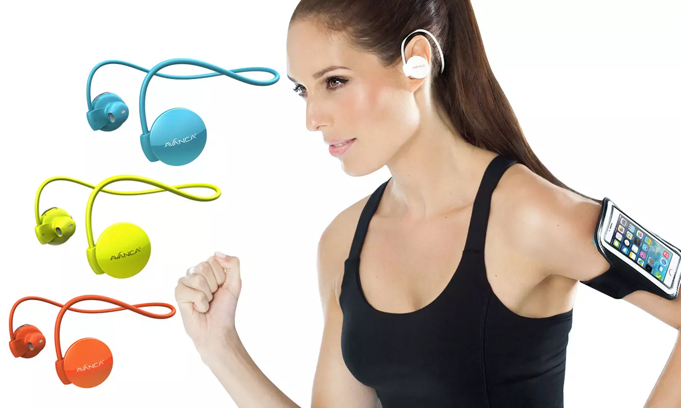 Avanca S1 Bluetooth Sports Kopfhörer in der Farbe nach Wahl, optional mit Sportsarmband - Primary Image
