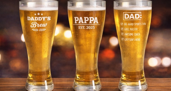 Up to 50% Off Personalized Pilsner Glasses